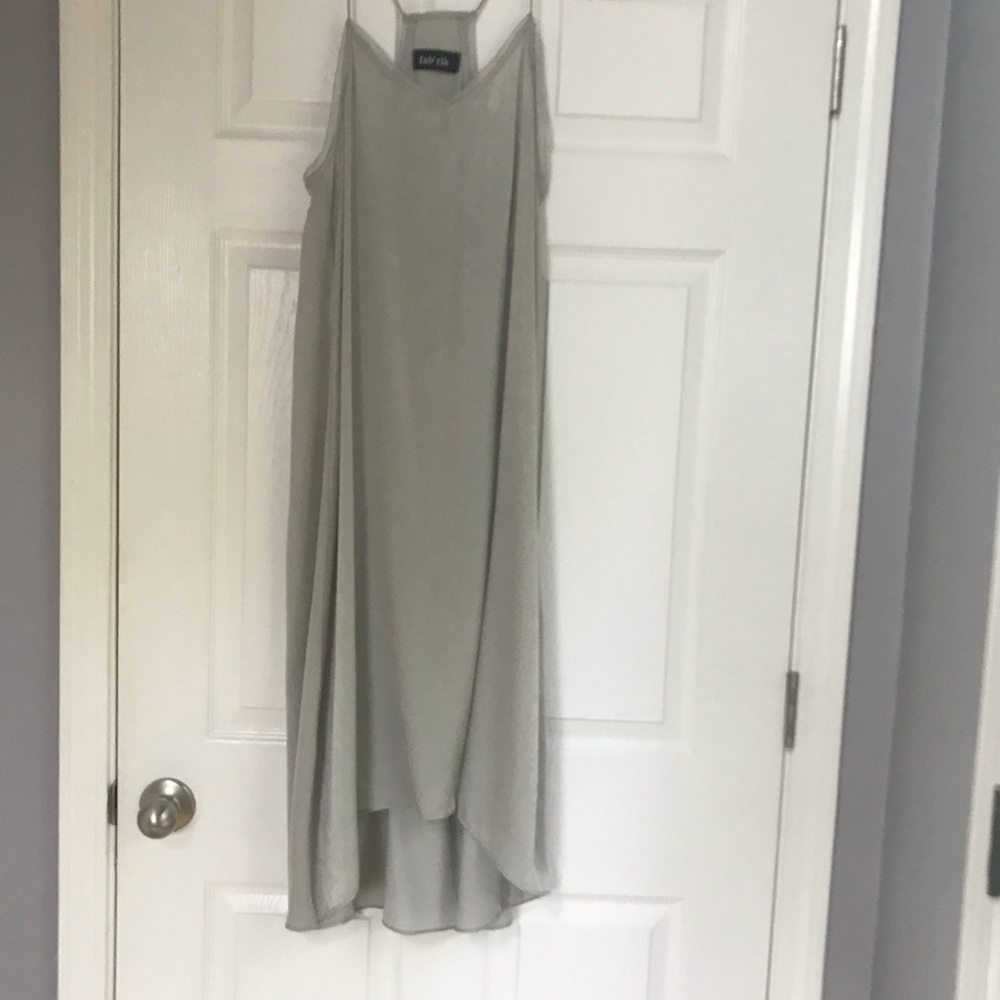 Silver racer back sundress